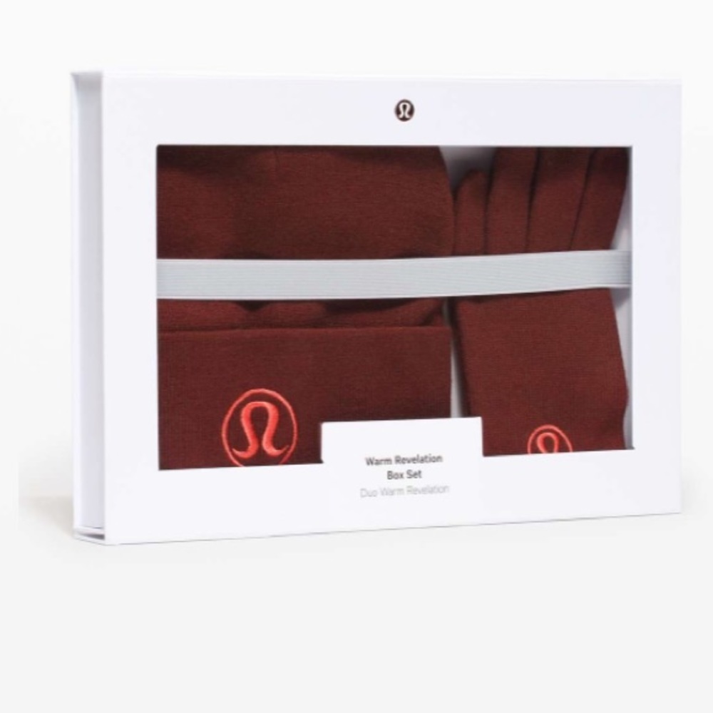 Lululemon Beanie & Glove Warm Revelation Box Set